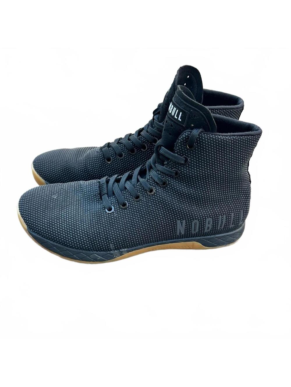 Nobull Outwork Edge Training Shoes Black Mesh High Top Sneakers Unisex M7/W9.5